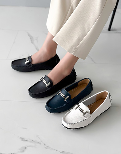 [ドンピーレザー]ボディフレキシブルローファー1cm（821X6）