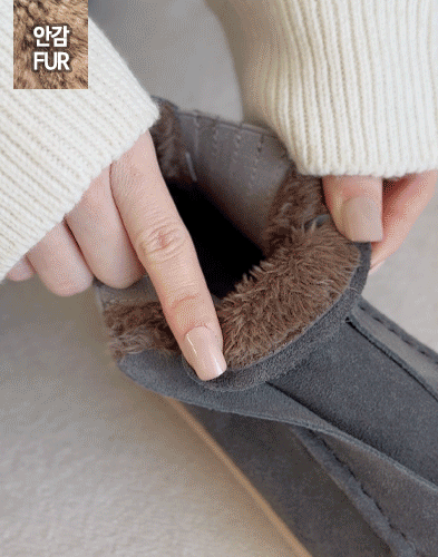 [牛革＆ミンク毛]人生ハイトップ2cm（1111H12）