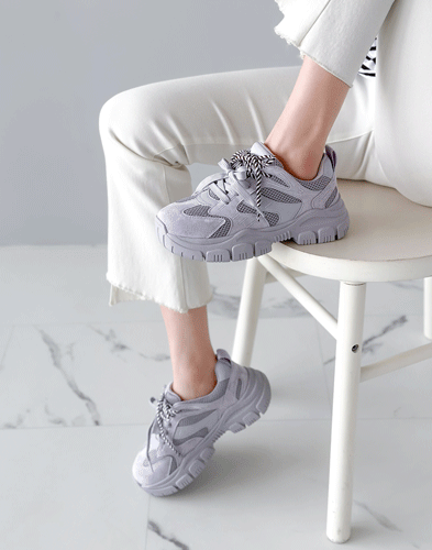 【牛革】メゾンスニーカー4cm（307C10）