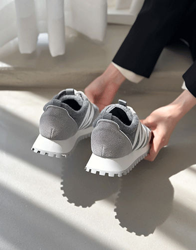 【牛革】リセンススニーカー4cm（910C9）